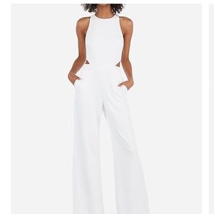 Express white jumpsuit